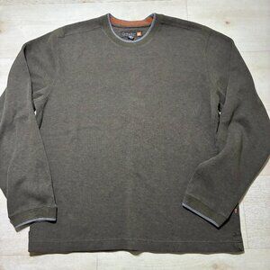 QuikSilver Waterman Collection Men's Crew Neck Sweatshirt Olive Green Size XXL